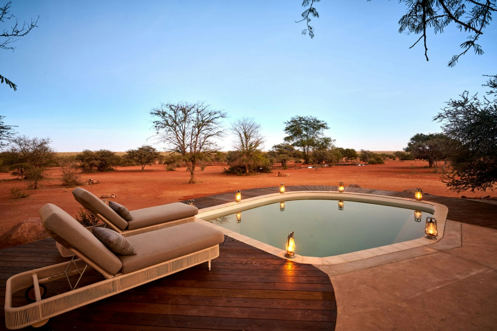 Tswalu Motse Camp Pool Deck